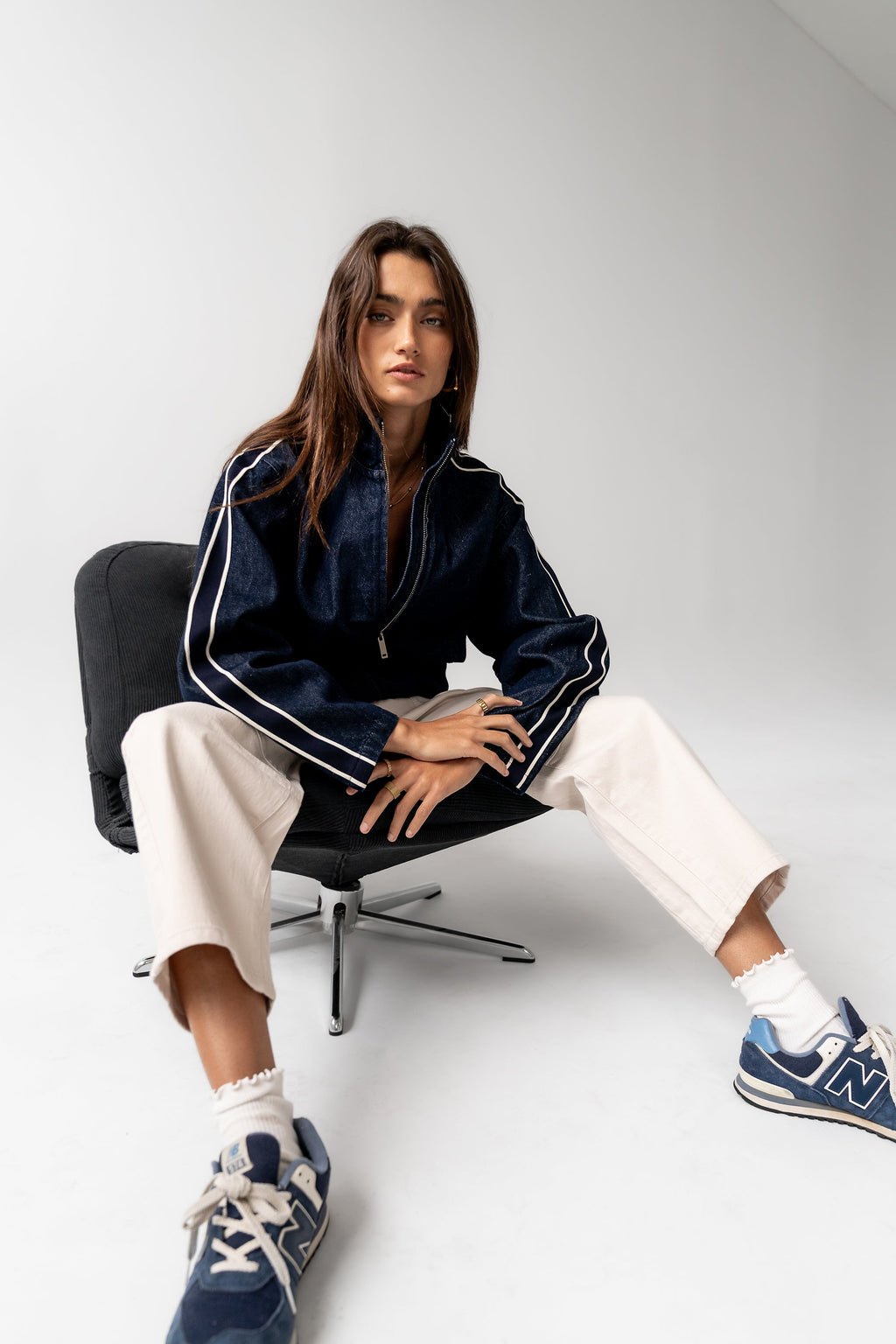Scottie Barrel Jeans in Ecru