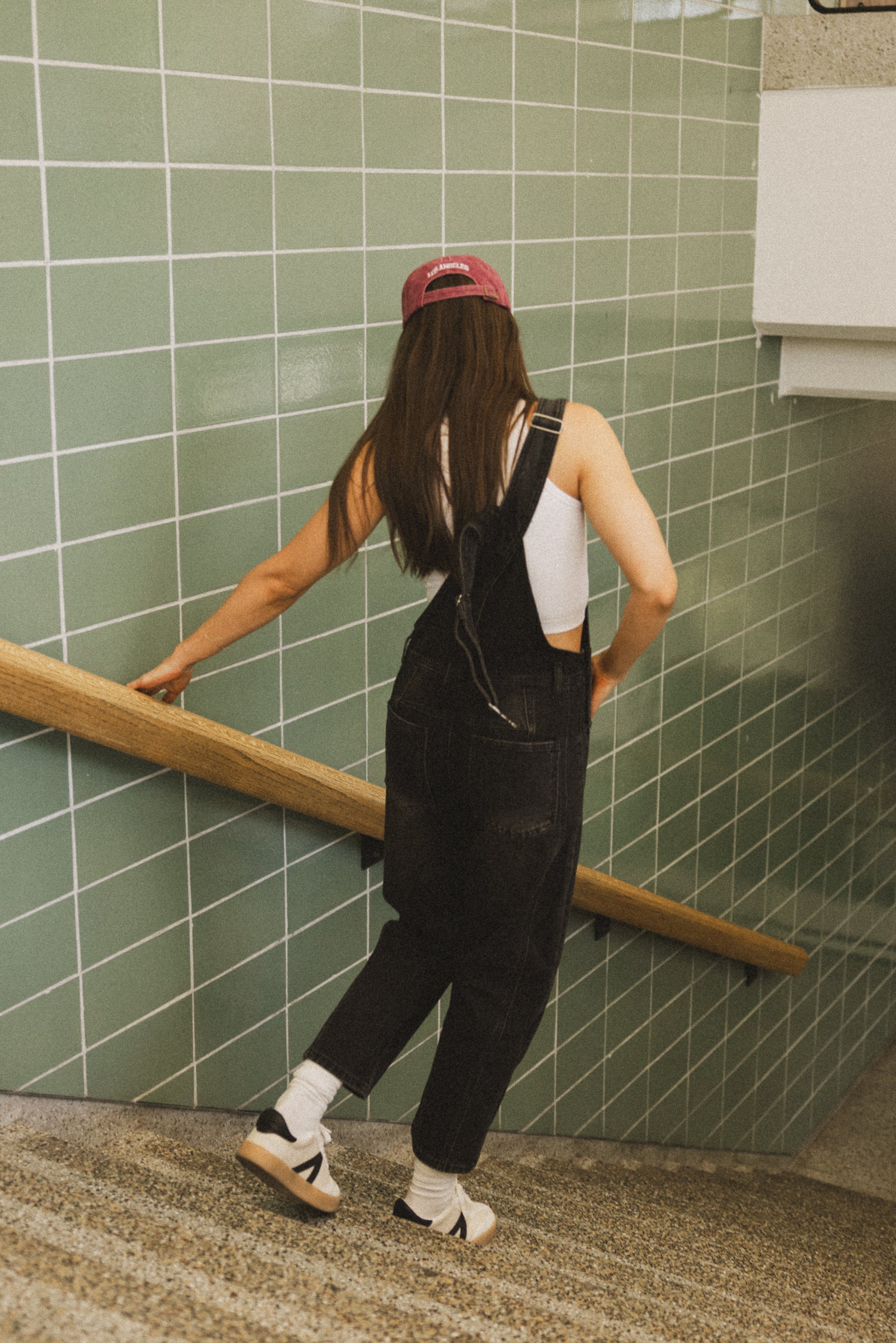 Tansy Denim Overalls in Black