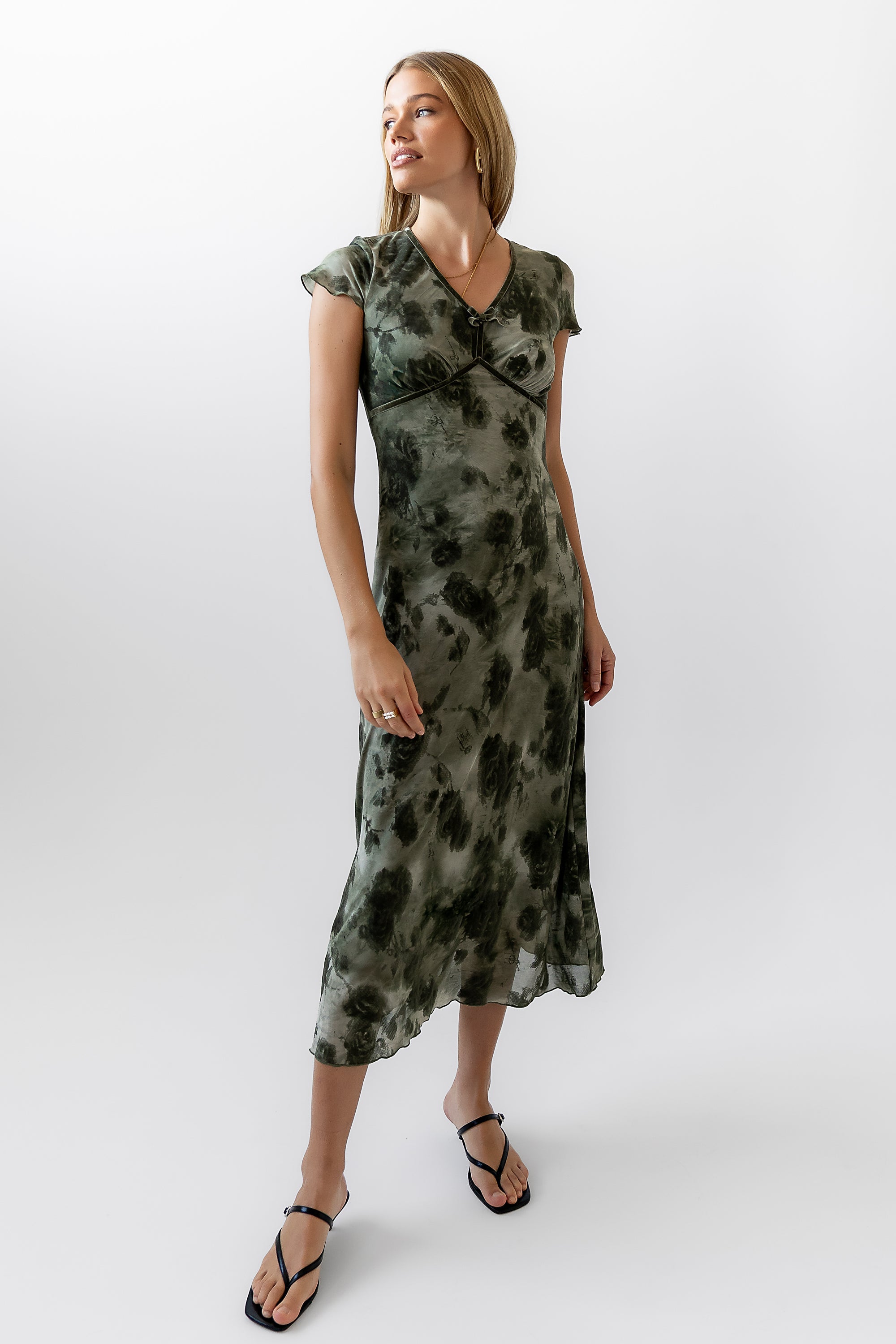 Neo Mesh Maxi Dress