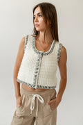 Malia Knit Tank in Olive