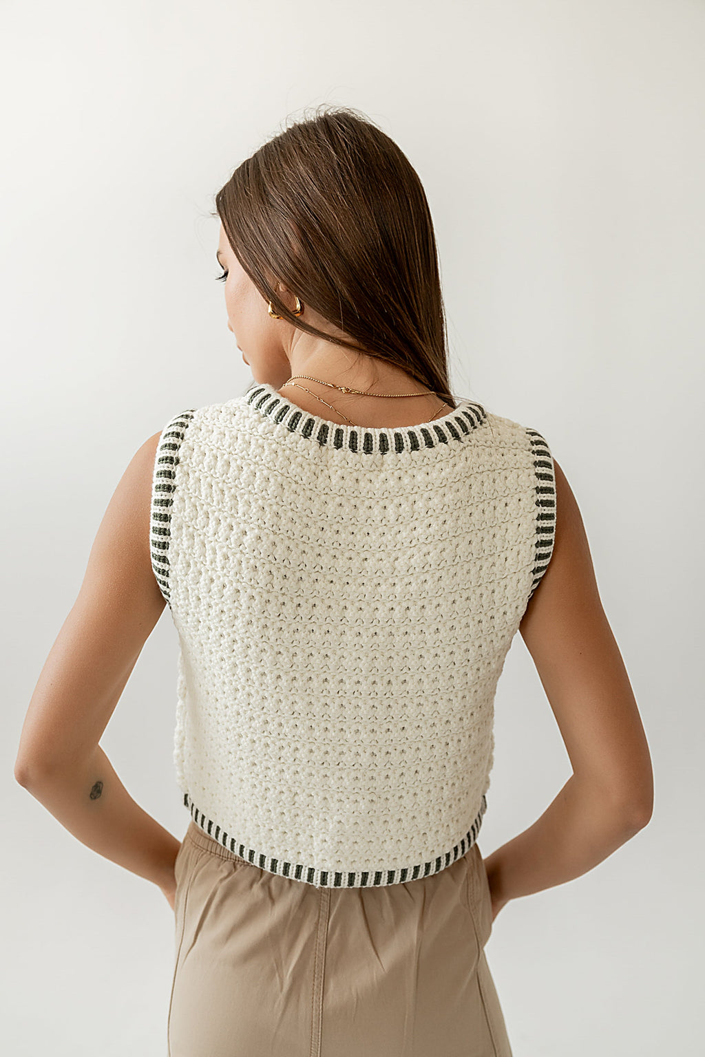 Malia Knit Tank in Olive