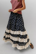 Aries Floral Maxi Skirt
