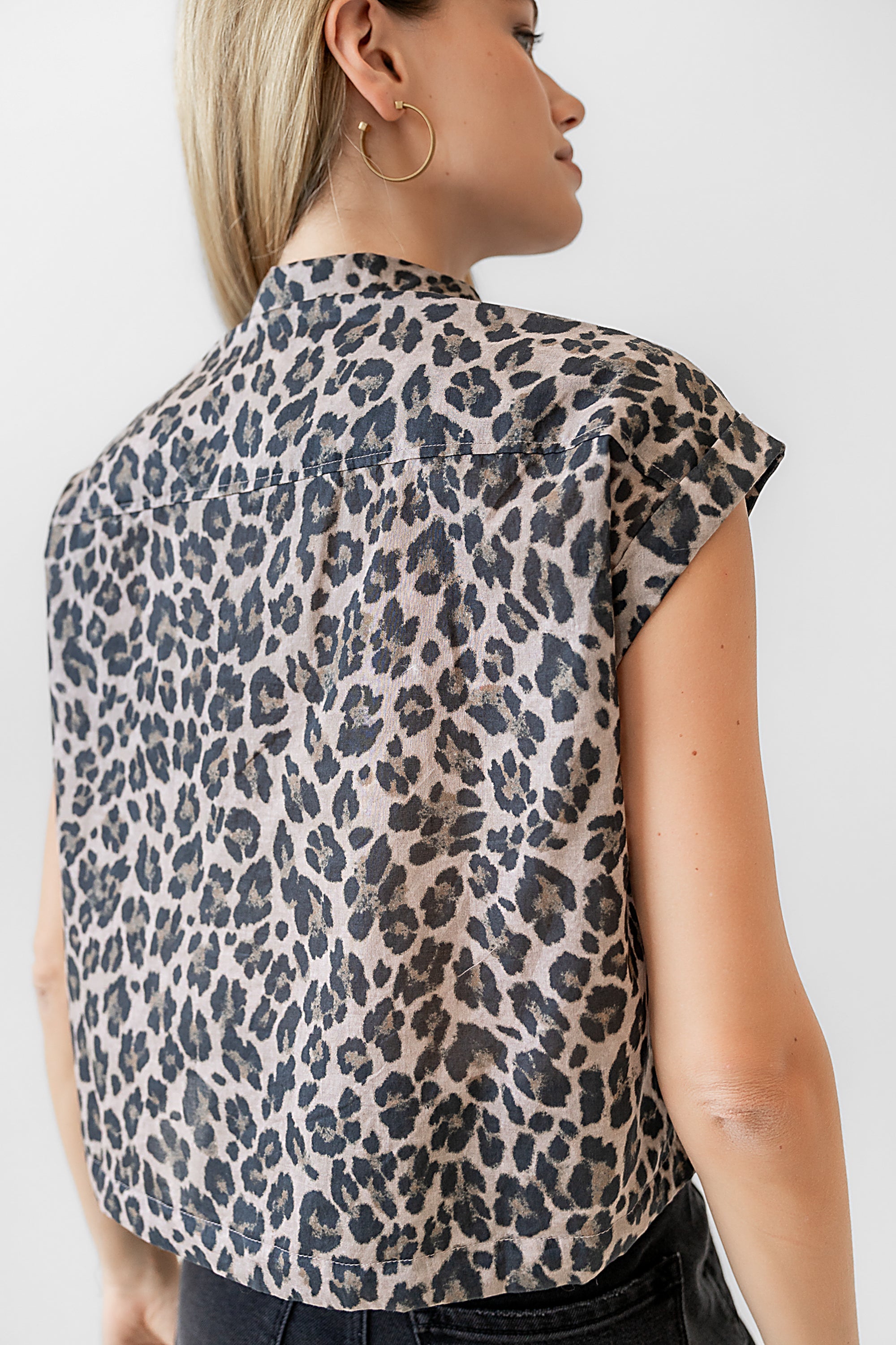 Reece Leopard Blouse