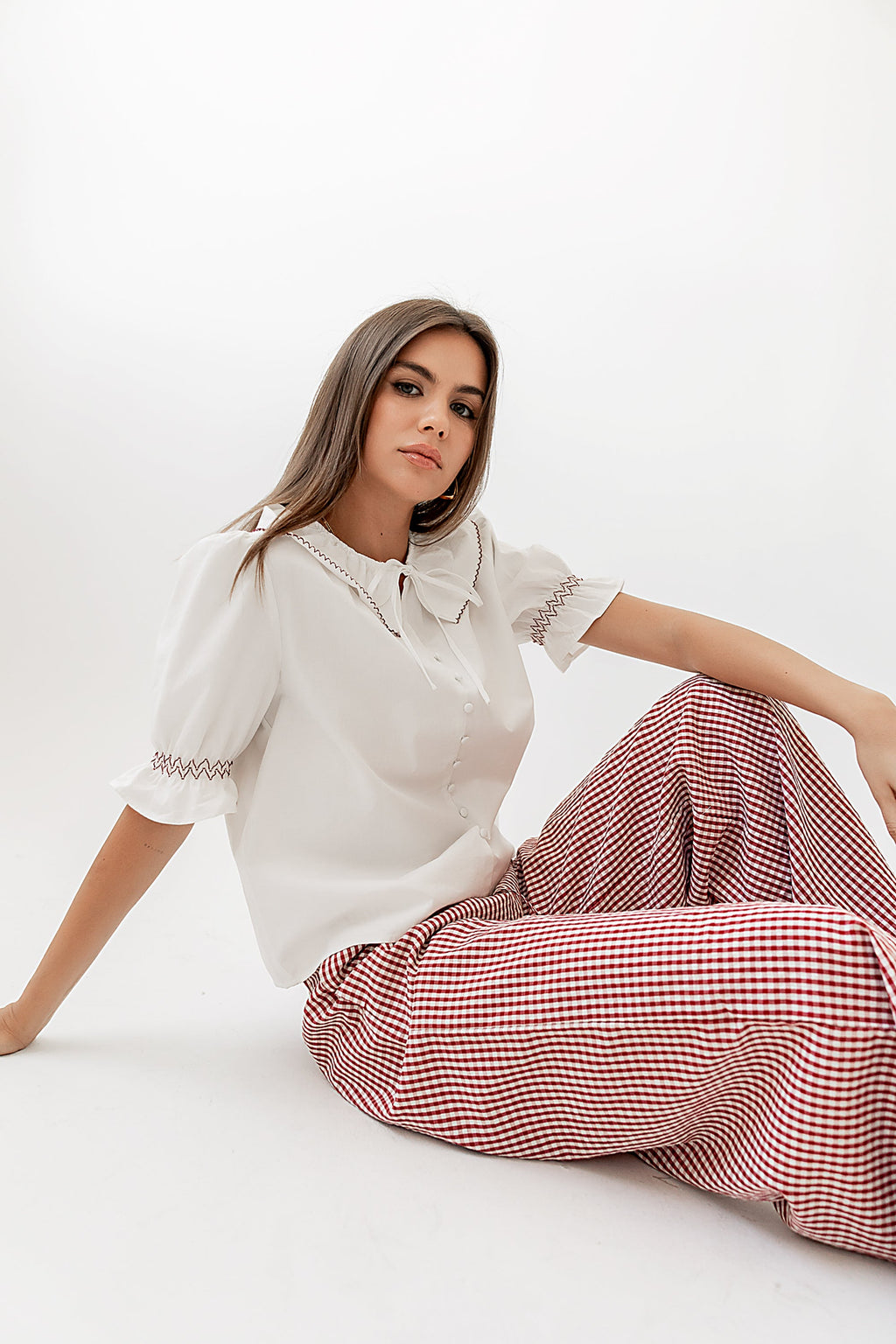 Gemma Collared Blouse