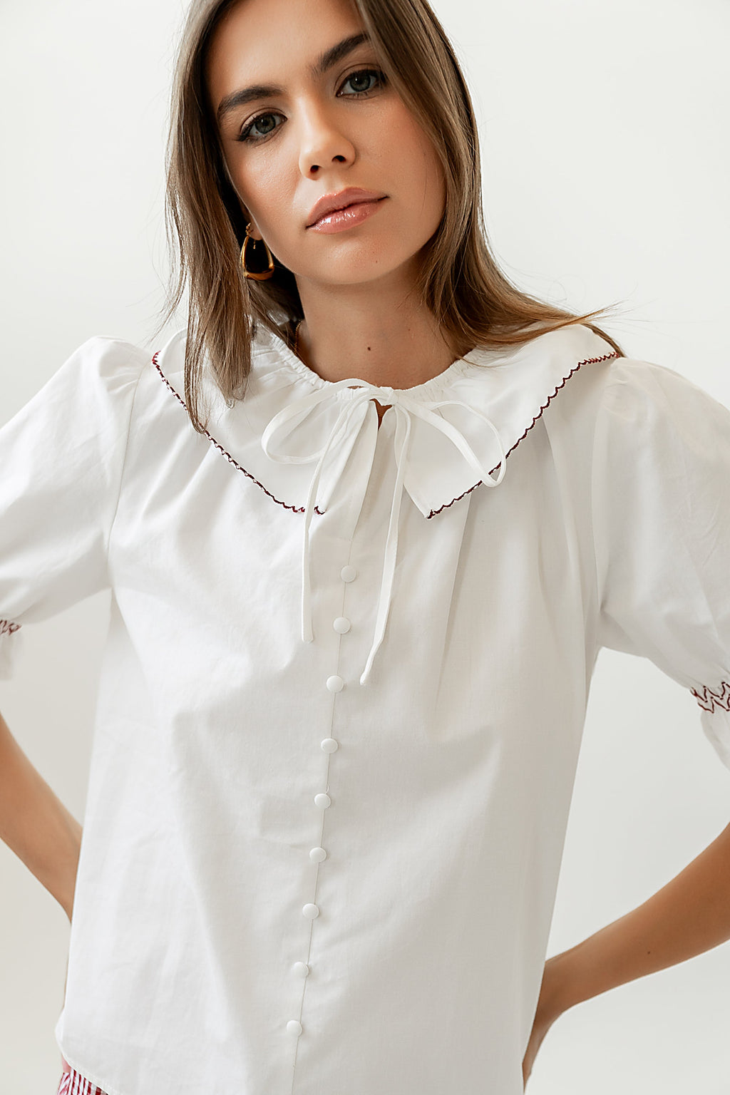 Gemma Collared Blouse