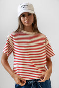 Ryker Striped T-Shirt in Red