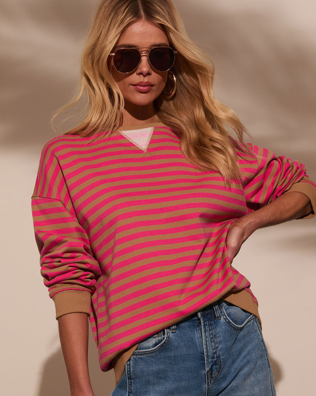 Rianne Striped Long Sleeve Top
