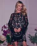 Love Note Floral Lace Mini Dress