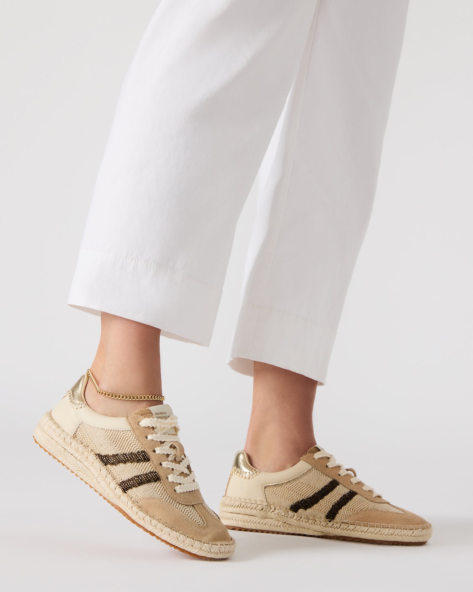 HUDSIN GOLD MULTI ESPADRILLE